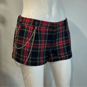 Abercrombie  Fitch Tartan Trouser Shorts